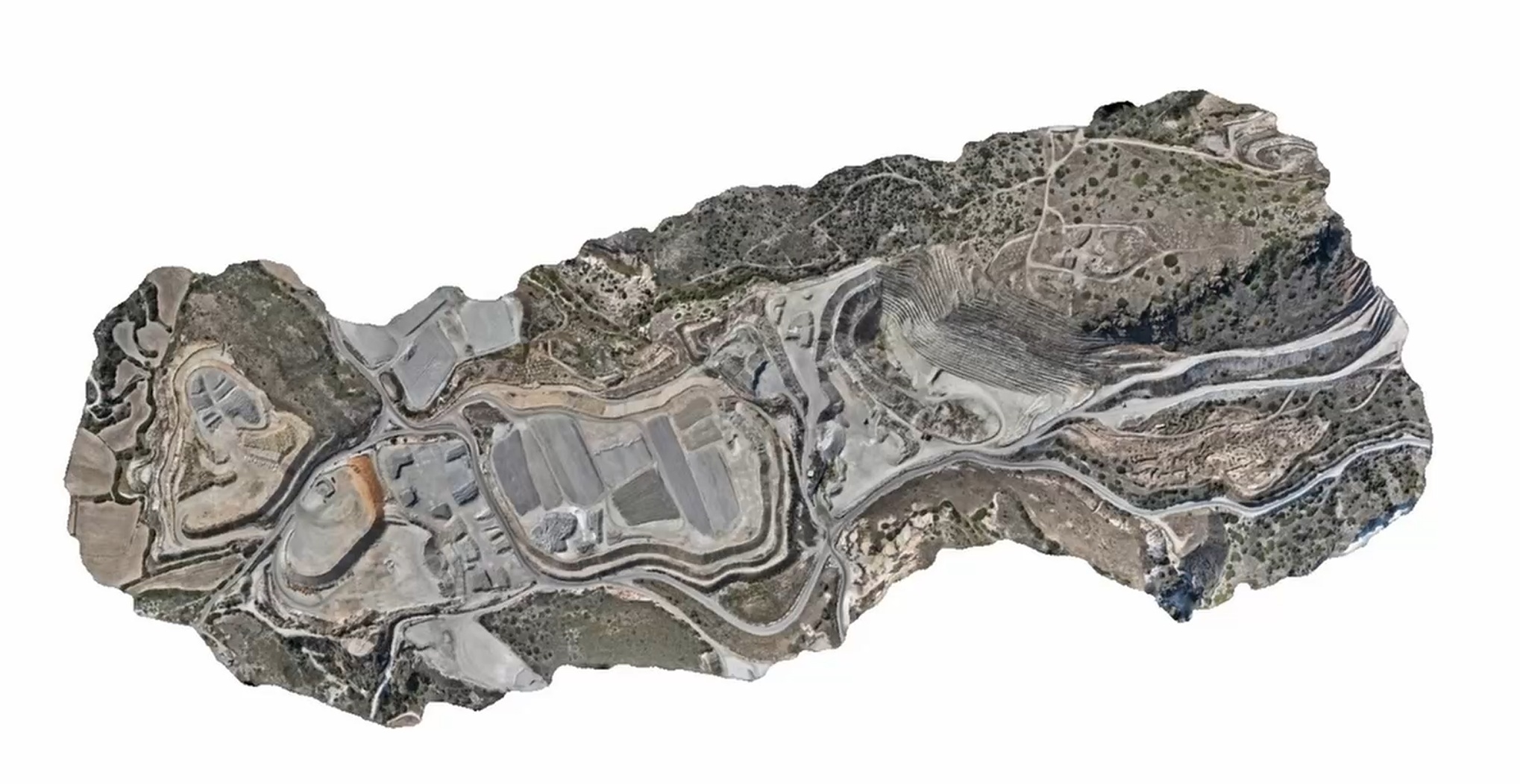 Topo-Drone_Quarry-AX 1.2 km² – Milos