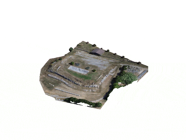 Topo-Drone August Monument