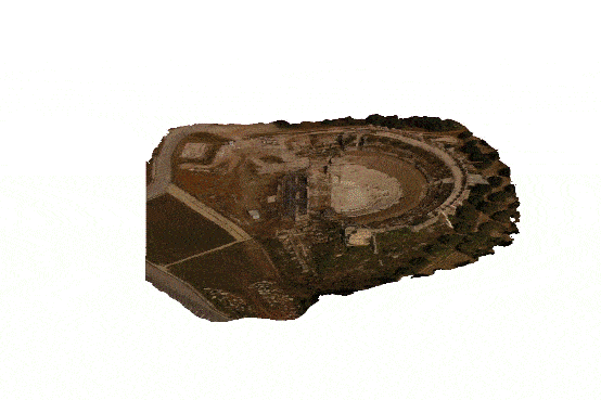 Topo-Drone Theatre of Nicopolis