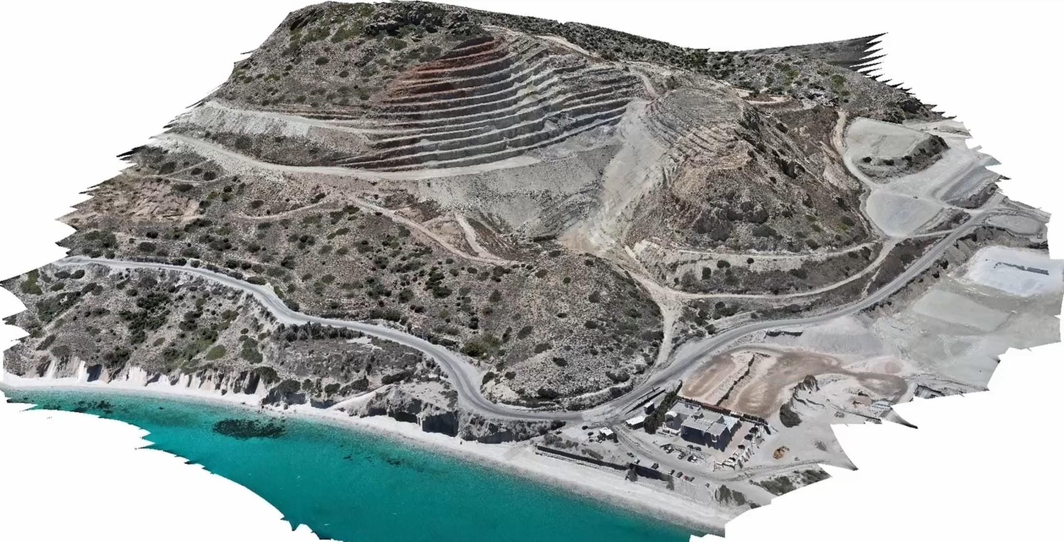 Topo-Drone_Quarry-ZO 0.6 km² – Milos