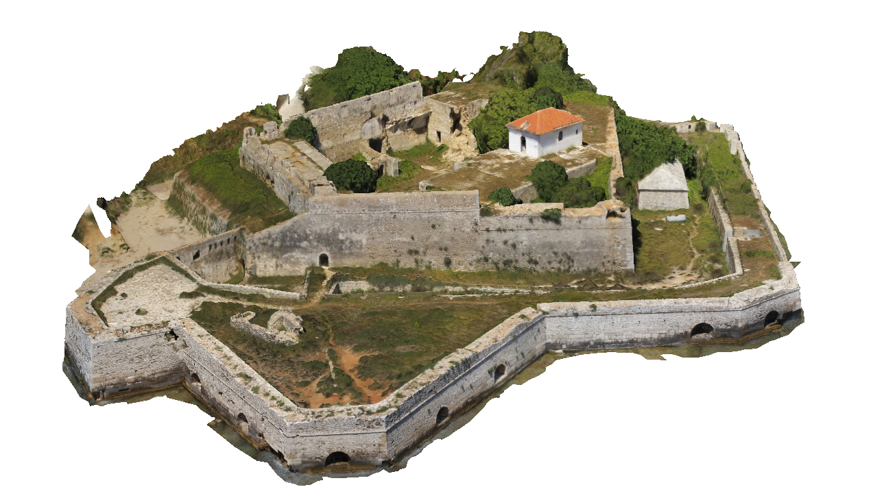 Topo-Drone_Archaeology-Castle of Pantokrator – Preveza
