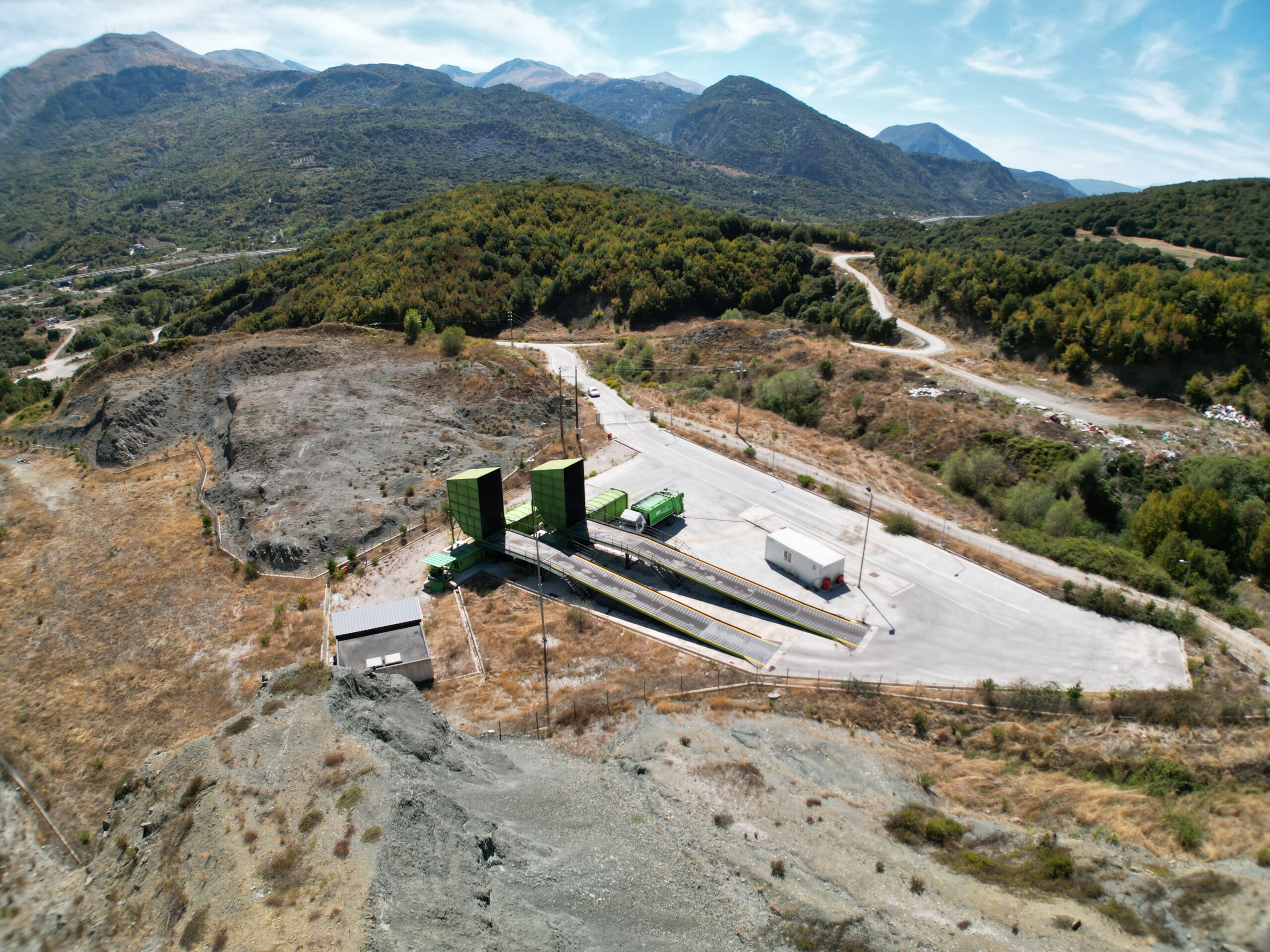 Topo-Drone_Asset & Building Inspections – UAV Mapping for Asset Management – Municipal Waste Facility Metsovou – Epirus